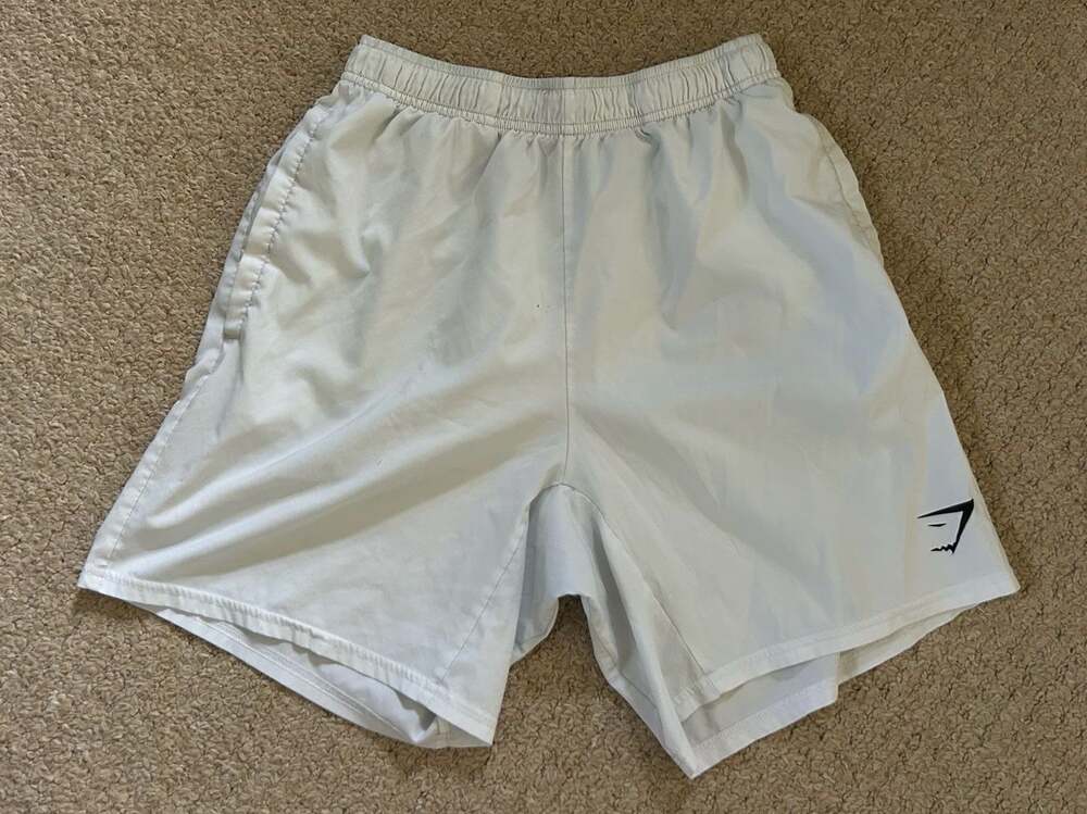 Gymshark Essential Training Shorts in White